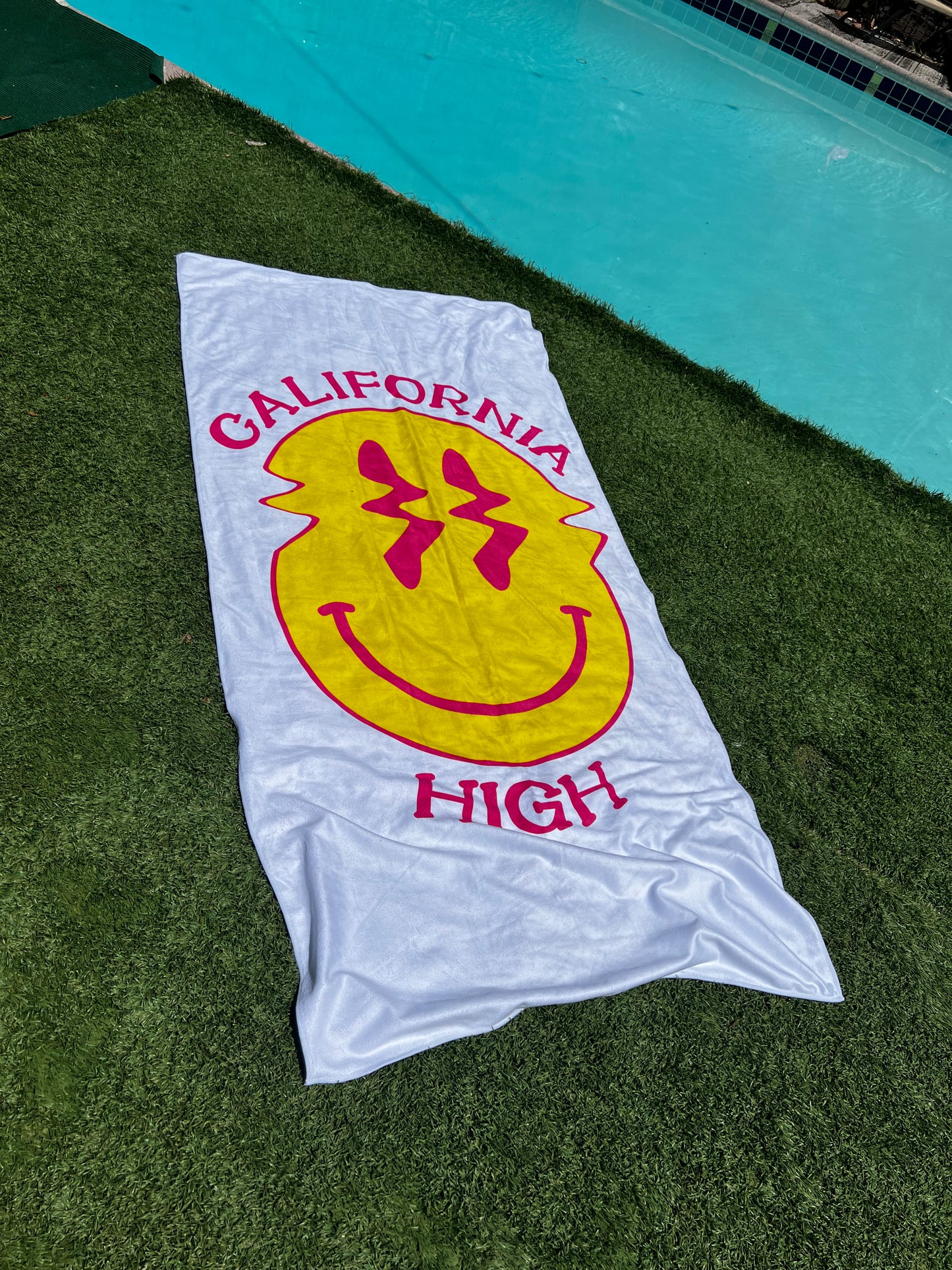 California High Signature Beach Towel